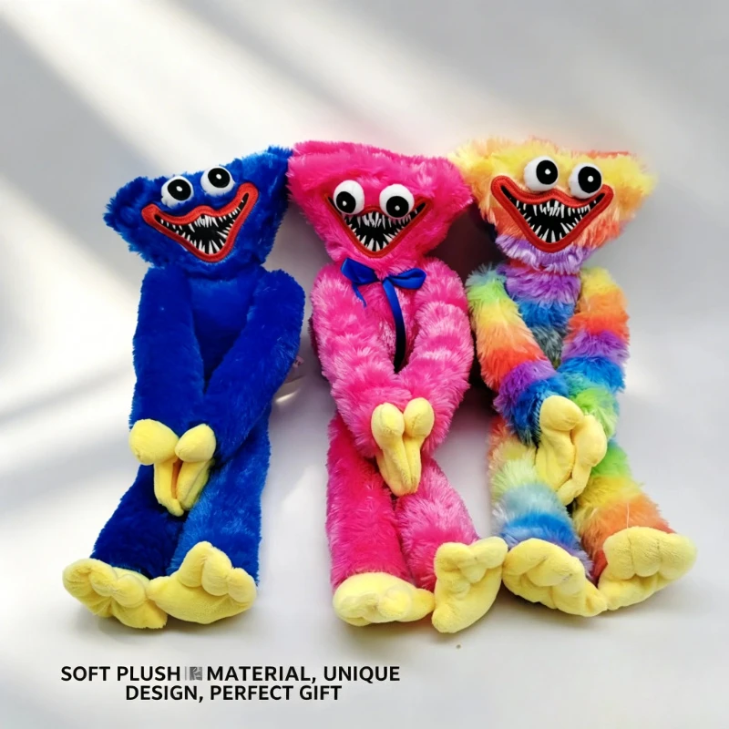 Rainbow Fluffy Monster Plush Doll Long Arms Legs Soft Stuffed Pillow Cute Cartoon Home Sofa Decor Birthday Gift - view 3