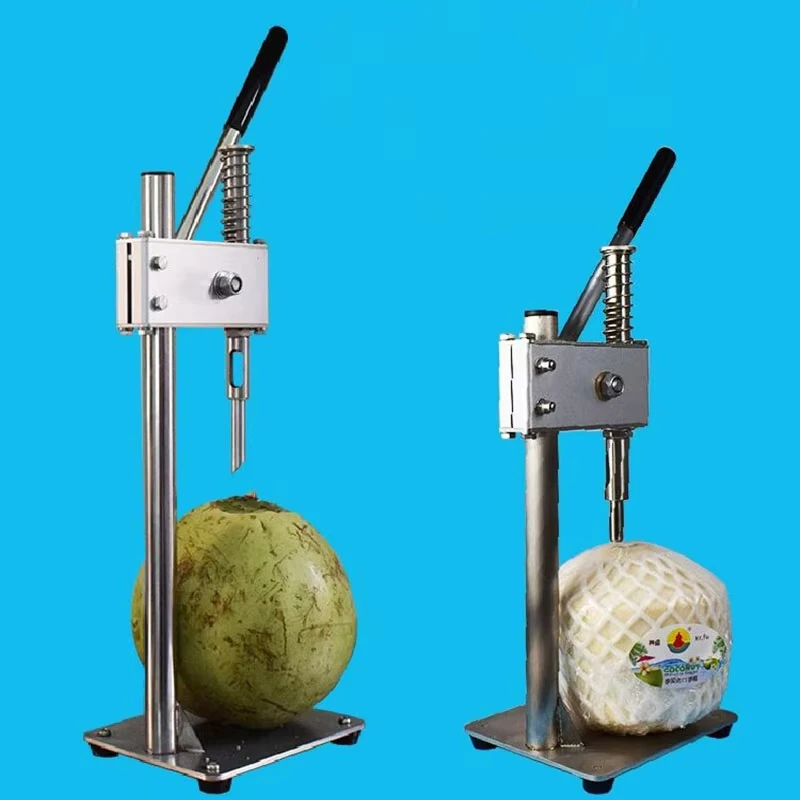 

Green Coconut Cutting Open Knife Fruit Shop Portable Manual Coconut Hole Opener Shell Coconut Hols Opening Drill Machine