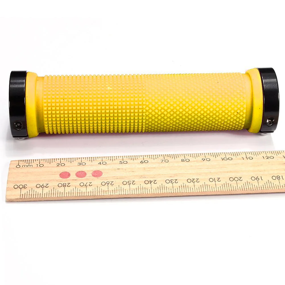 

Rubber Handlebar Grips for Mountain Road Bike 12cm Length 3cm Diameter Non Slip Red Cycling Accessories Bike Grips