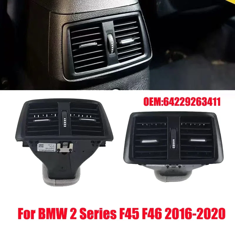 Fresh Air Vent Outlet Complete Assembly Replacement For BMW 2 Series F45 F46 2016-2020 64229263411 New Rear AC Conditioning