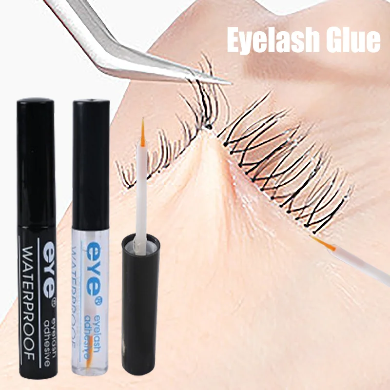 5g False Eyelash Glue Waterproof Transparent White Black Quick Dry Eyelashes Extension Lasting Strong Lashes Glue Makeup Tools