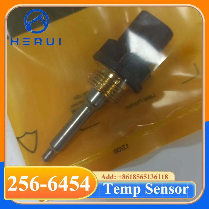 256-6454 Excavator Parts Water Temp Sensor 2566454 for E320D2 C6.6 C7.1 Water Temperature Sensor