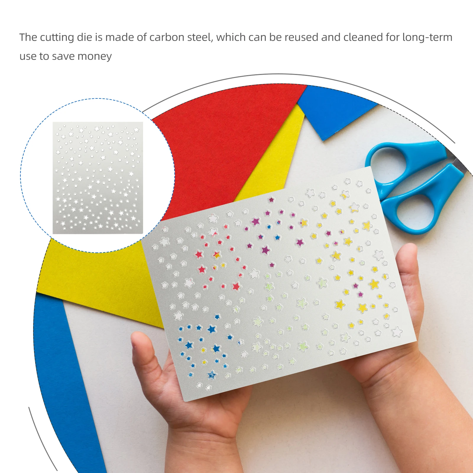 

Scrapbooking DIY Star Knife Mould Carbon Steel Embossing Stencil Templates for Crafts