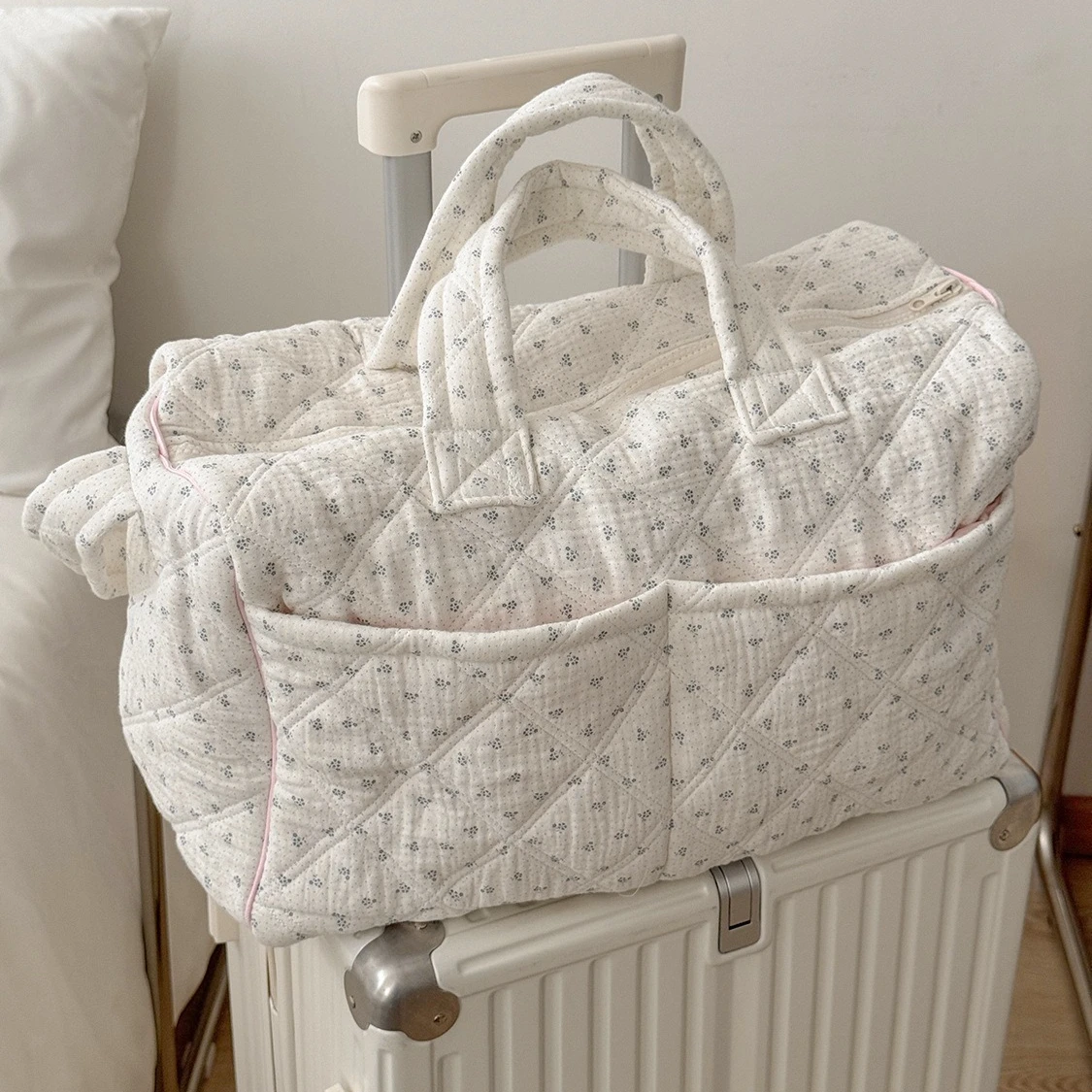 

Fashion Travel Bag Handbags Large Capacity Luggage Bags Men Women Outdoor Shoulder Tote Fashion Floral Suitcases and Travel Bags