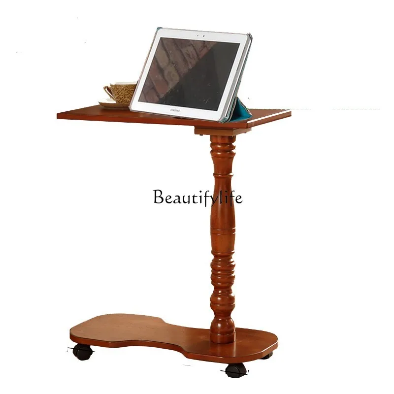 

Solid wood removable computer desk household bedroom small table