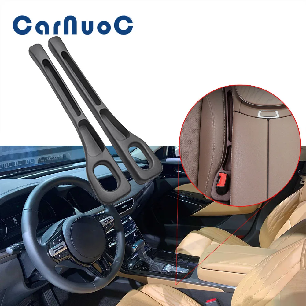 

2PCS Car Seat Side Gap Filler Strips For Kia Cadenza K7 2010-2013 2014 2015 2016 2017 2018 2019 Seat Leak-proof Plug Accessories