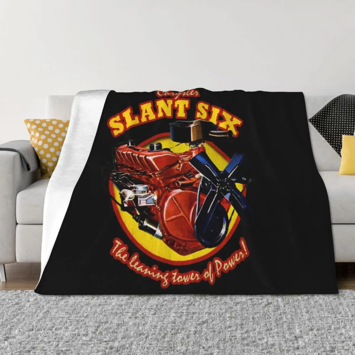 

Slant 6 Essential Throw Blanket Soft Flannels bed plaid Blankets