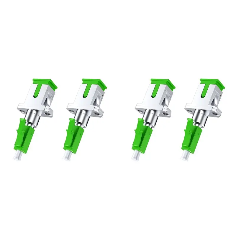 Fritzbox SC/APC Female To LC/APC Male Singlemode, Fibre Optic Coupling Loss Under 0.2 DB,Fast (Pack Of 4)-A86G