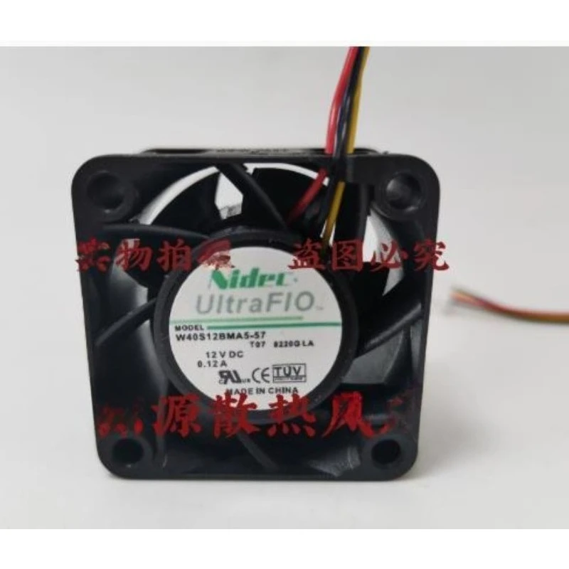 New Cooler Fan for Nidec W40S12BMA5-57 12V 0.12A 4CM 4028 PWM Temperature Control Cooling Fan 40 * 40 * 28mm