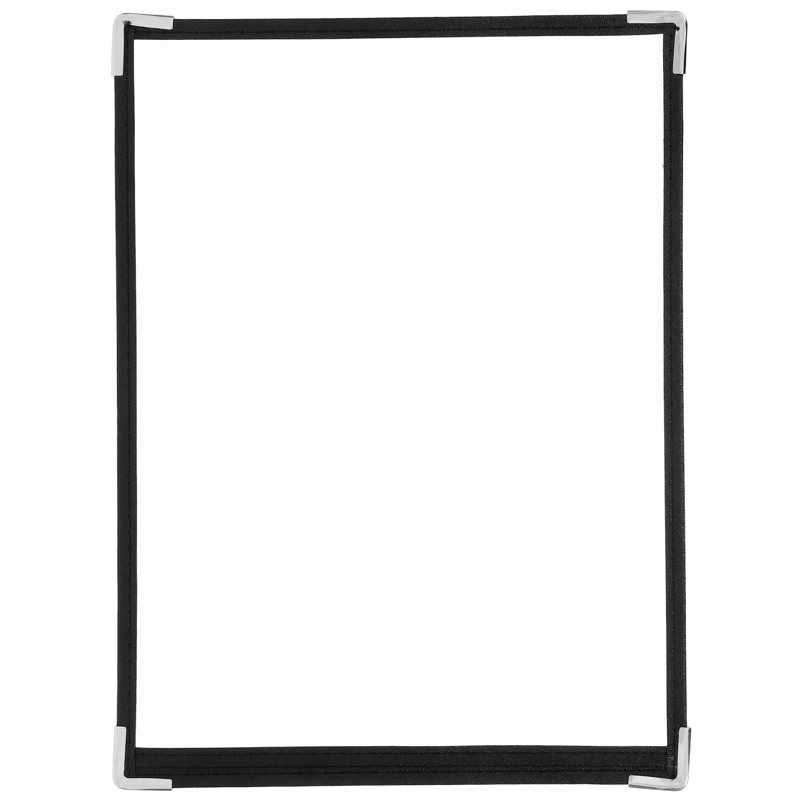 

PVC Menu Cover Transparent 2-Side Design for Cafes Restaurants Bars A4 Menu Holder with Detachable Feature for Quick Replacement