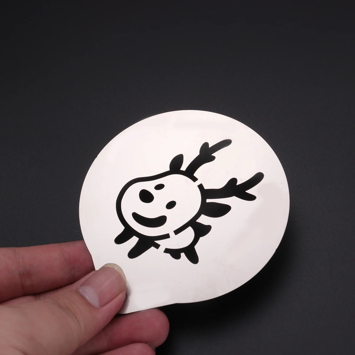 

Stainless Steel Coffee Stencil Christmas Baking Template Cake Decorating Deer Latte Cappuccino Cupcake Cookie Tool