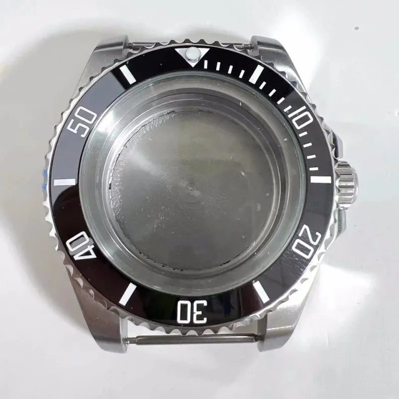 316LStainless Steel Mineral Glass 43MM Watch Case  For NH35 NH36 4R Movement Movement Watch Accessories