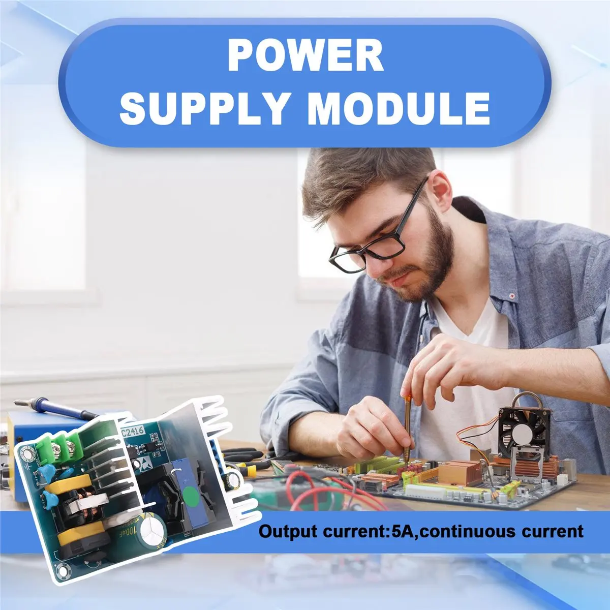 

Модуль питания AS62 36В 5А 180Вт, промышленный импульсный источник питания, плата AC-DC