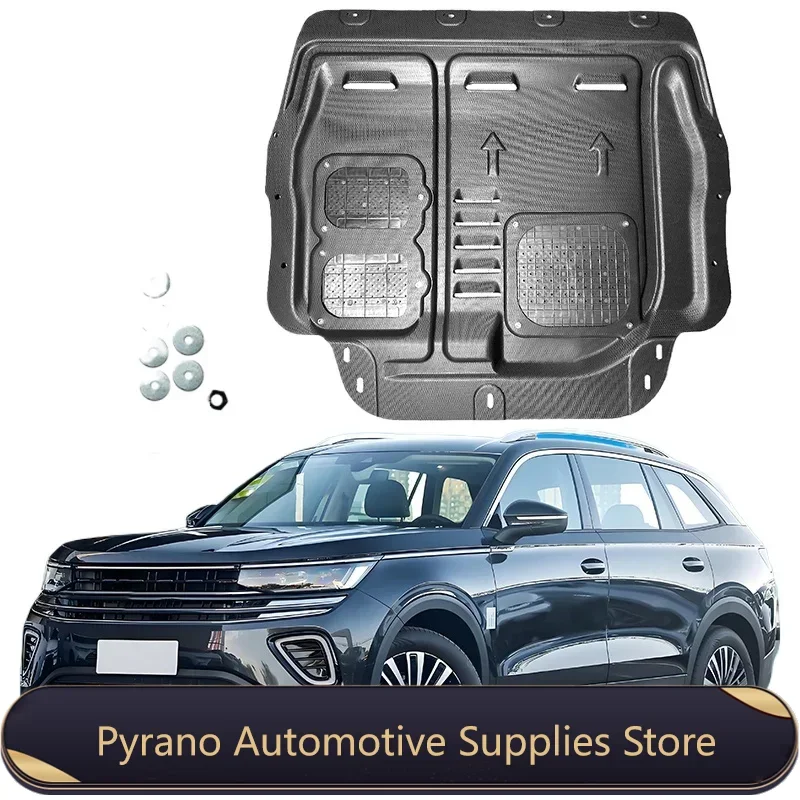 For Volkswagen TAVENDOR 2019-2024 Engine Guard Board Splash Shield Mud Fender Plate Cover Black Car Mudflap Mudapron Mudguard