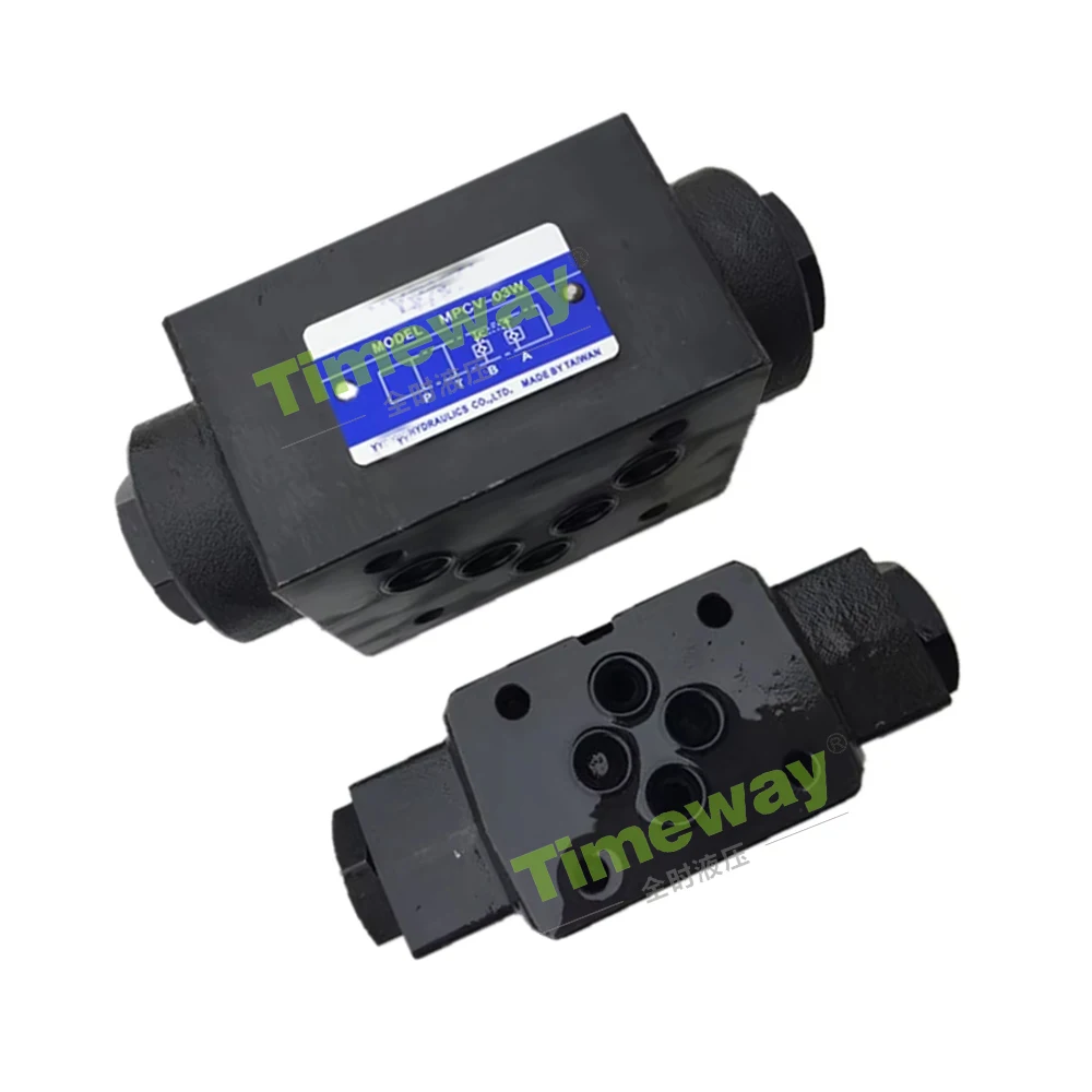 

MPCV Hydraulic Valves MPCV-02A Modular Pilot Operated Check Valves MPCV-02W Throttle with Check Modular Valves