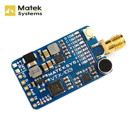 40KM MATEKSYS Matek System VRX-1G3-V2 /ANT-Y1240 1.2/1.3GHz 9CH Wid Band FPV Receiver Video Receiver for FPV Drone Long Range