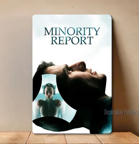 Minority Report Movie Metal Poster - Collectable Sign  Size 20x30cm, 8