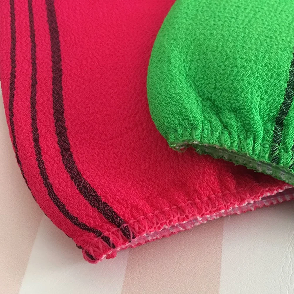 

3 шт. отшелушивающие перчатки, двухсторонние перчатки премиум-класса из ткани для ванны, душа, ухода за кожей тела, взрослых