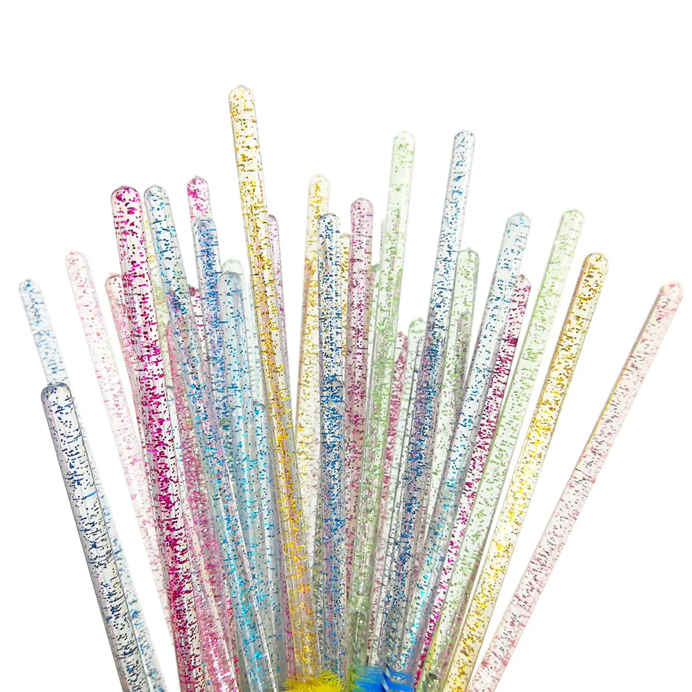 Brosses à cils jetables, outils d'extension de cils, brosse à sourcils, baguettes de Mascara, applicateur, bobines, cosmétiques, 50 pièces
