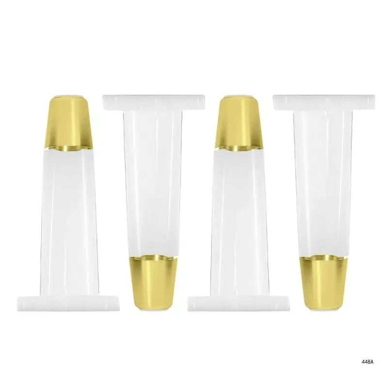 Uprgades Acrylic Furniture Feet set Clear Replacement Elegant Upgrades Acrylic Legs set 4pcs/set for Sofas & Cabinets