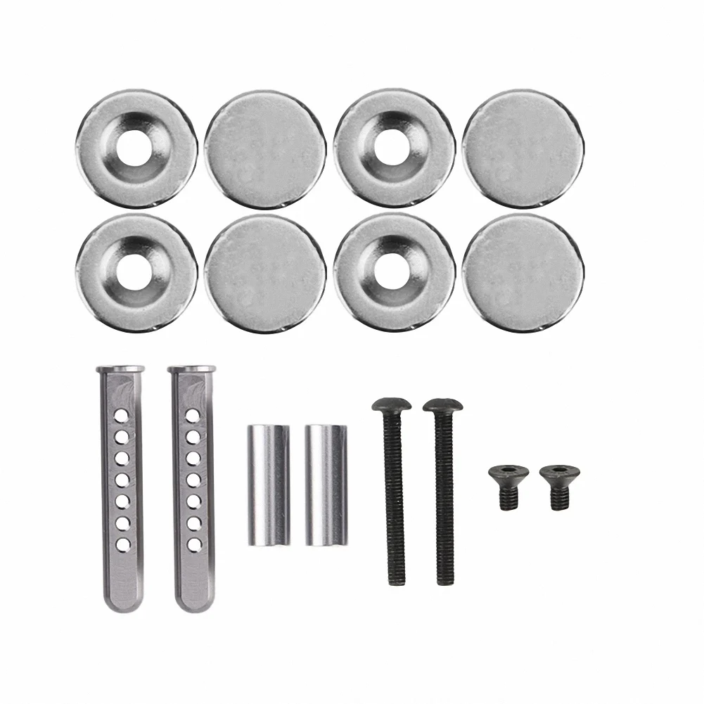 ABZW Metal RC Car Body Post Mounts Shell Column with Magnet for 1/10 RC Crawler Car Axial SCX10 II 90046 Upgrade Parts