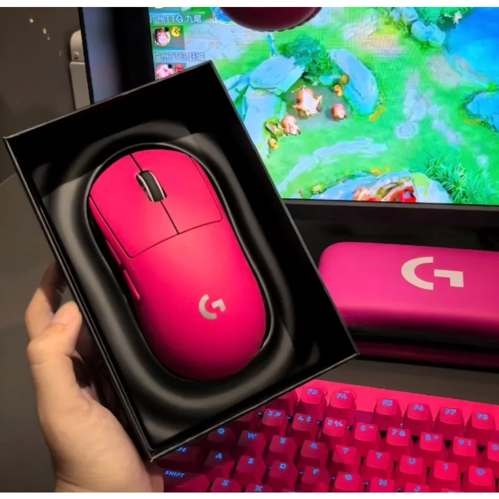 

GPW Second-generation Gaming Mouse 63g Wireless HERO 25K 25600DPI Type-C Tri-mode Ergonomics Mouse Gamer Ultralight 1ms 70 Hours