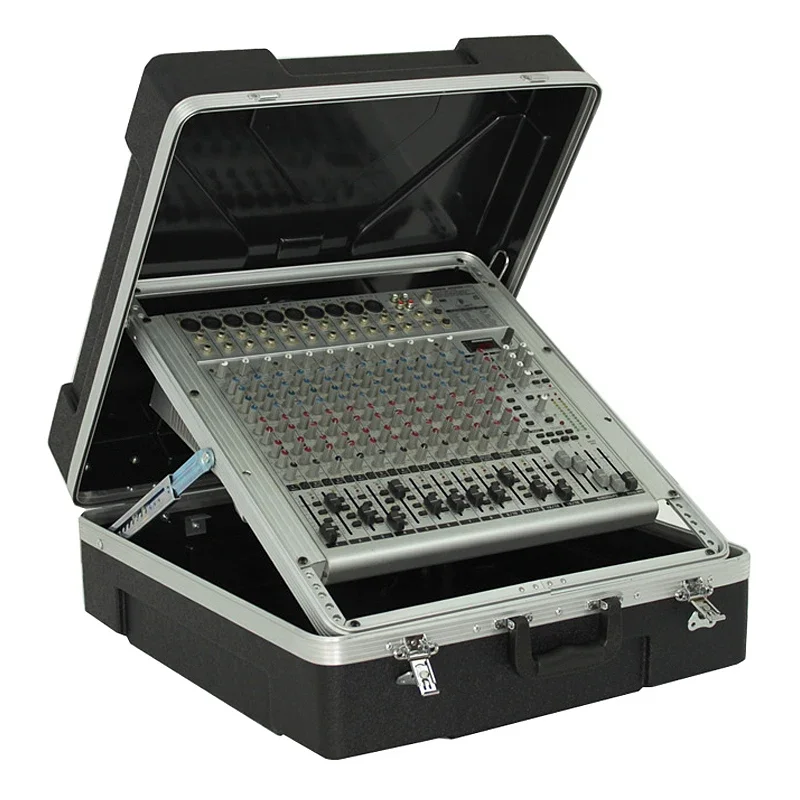 Professional performance rental equipment rack,plastic air case cabinet,long/medium/short tie rod U box standard configuration