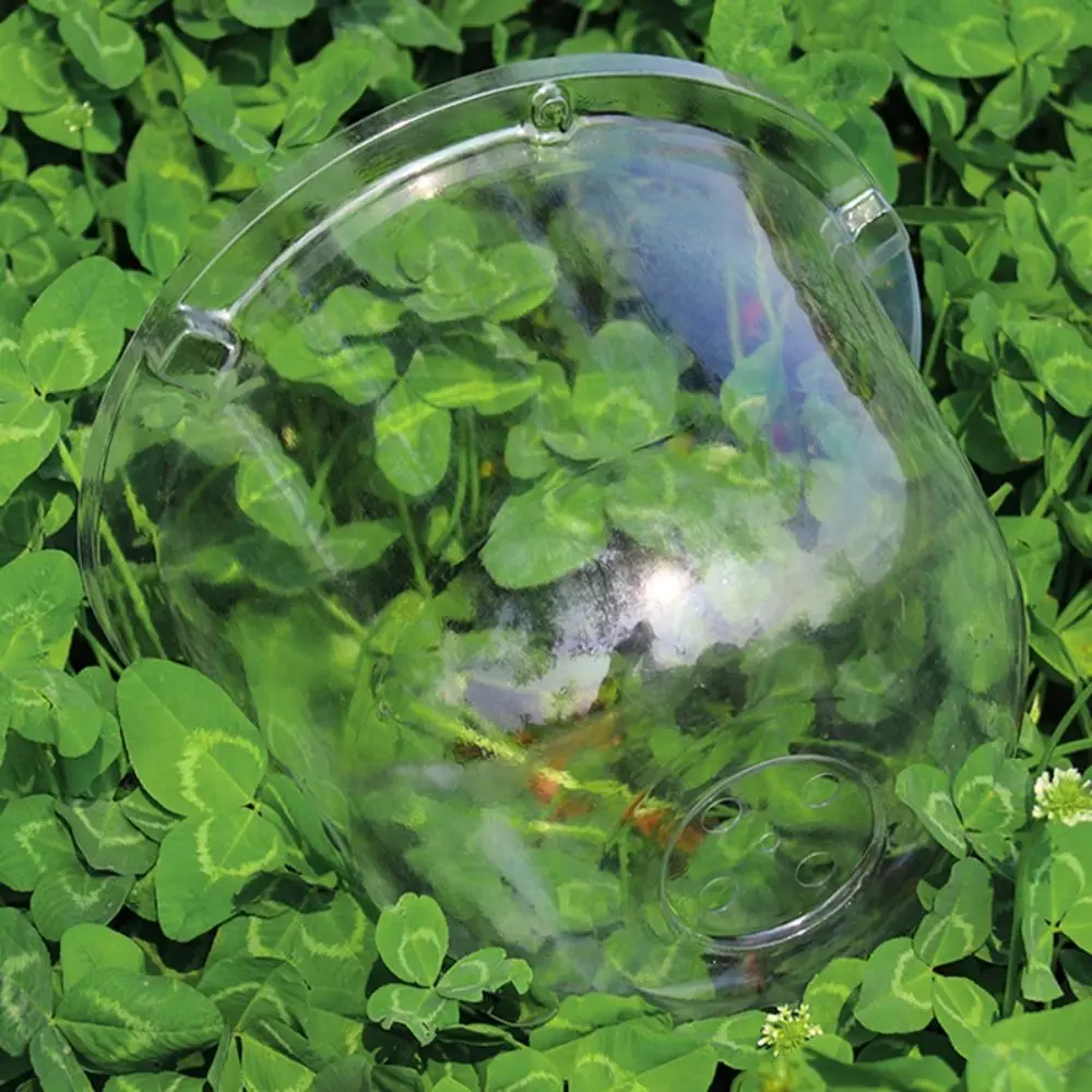 10pcs Plastic Planting Protective Cover Transparent Moisturizing Seedling Insulation Cover Reusable Thermal Seedling Hood Garden
