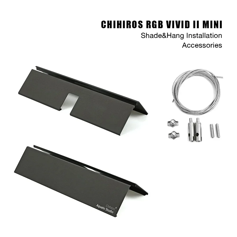 

Chihiros RGB VIVID II Мини Аксессуары для аквариума подвесные наборы и 2 шт. оттенков Светодиодная лампа умный Bluetooth управление через приложение светодиодное растение