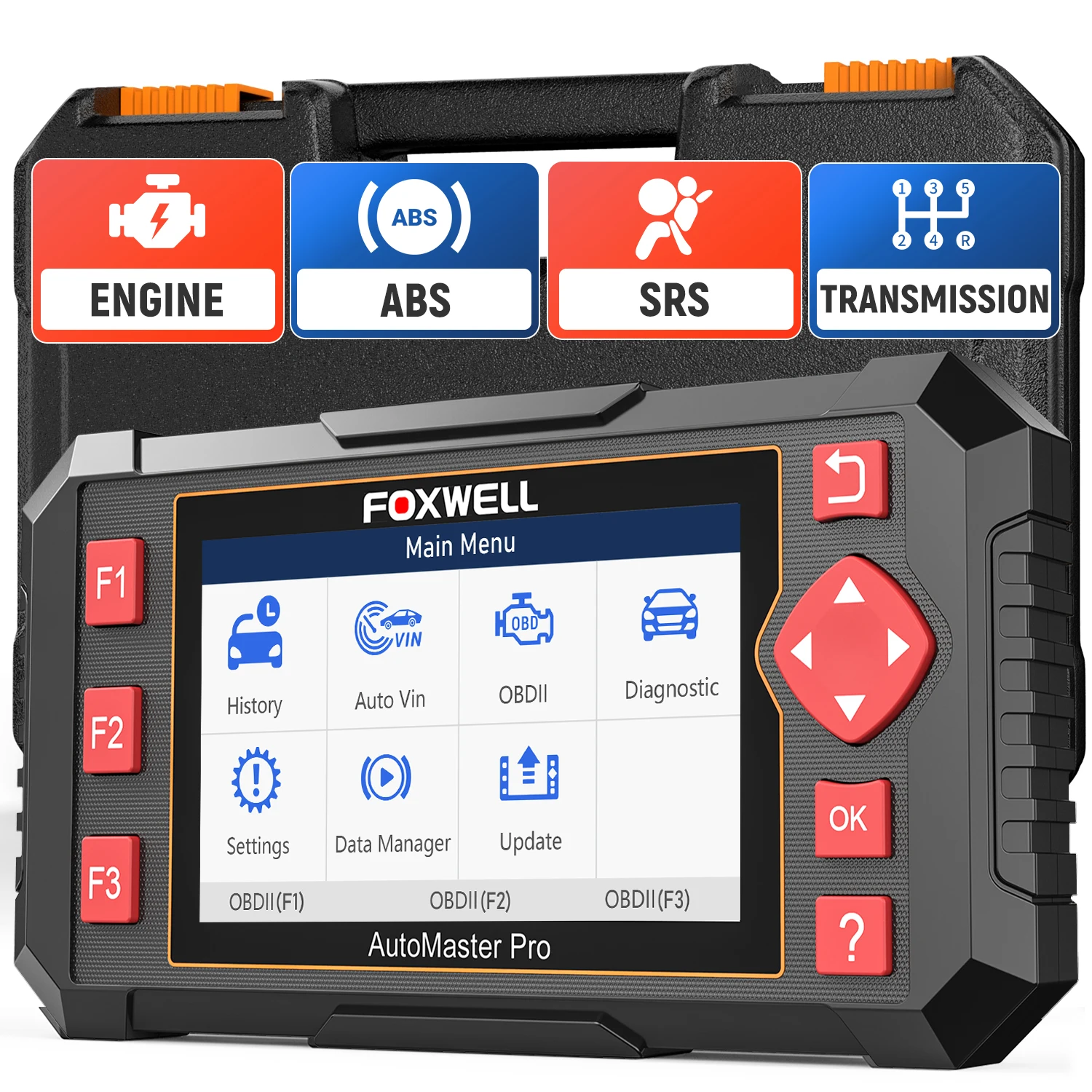 

FOXWELL NT604 ELITE Wireless OBD2 Scanner Automotive 4 System Diagnostic Car Scan Tool Full OBD2 Model Lifetime Free Upgrade