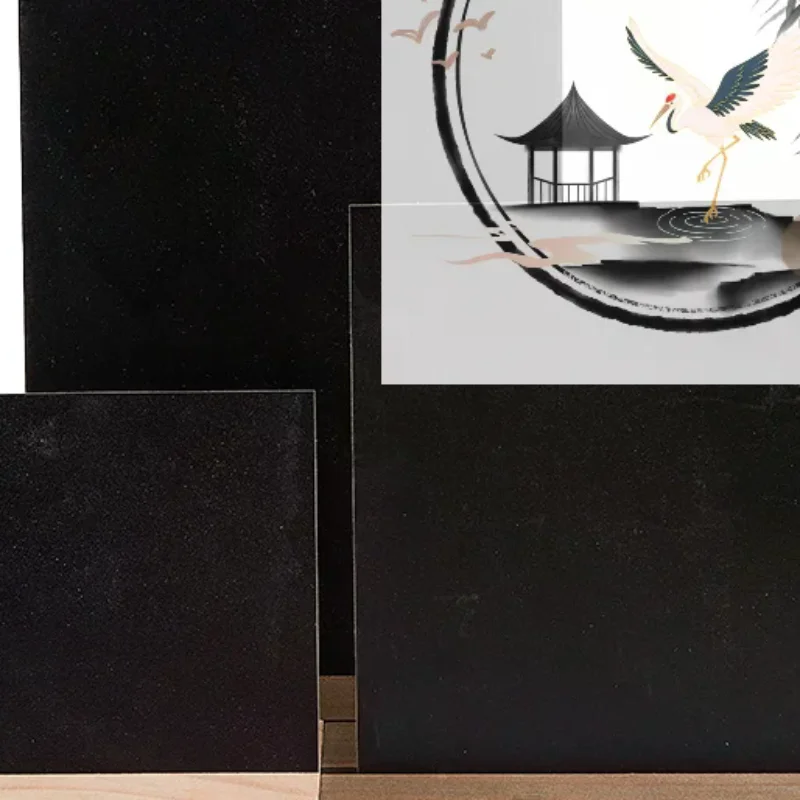 Message Board Display Sign Wooden Base Price Tag Black Chalkboards Memo Bar