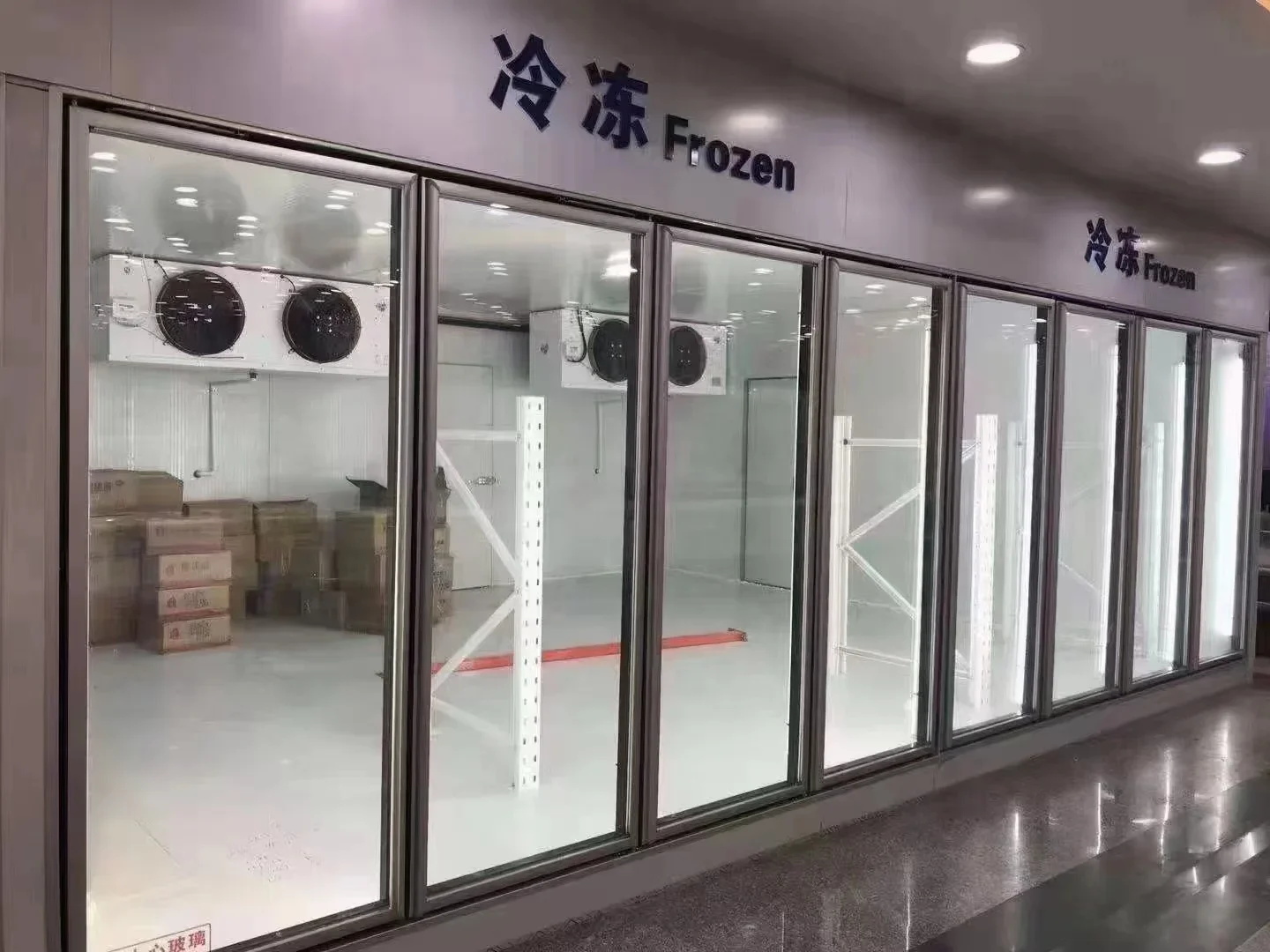 Commercial WalkIn Freezer Room, Commercial Beverage Drink Cold Storage Room for Market