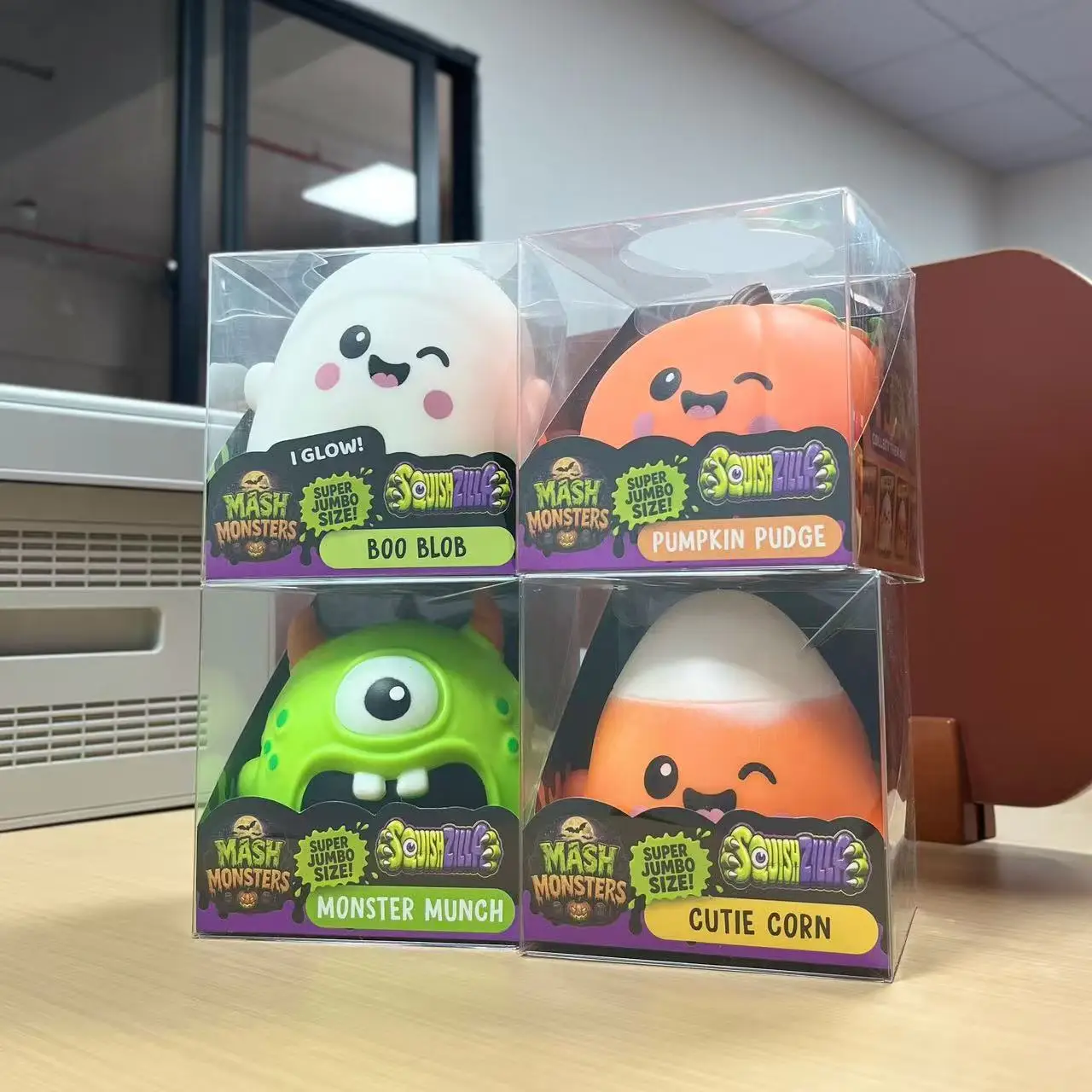 2026 Halloween Christmas Squishzilla Big Mouth Monster Pumpkin Boy Ghost Baby Candy Elf Large Pinch Fun Toy for Kids Girls