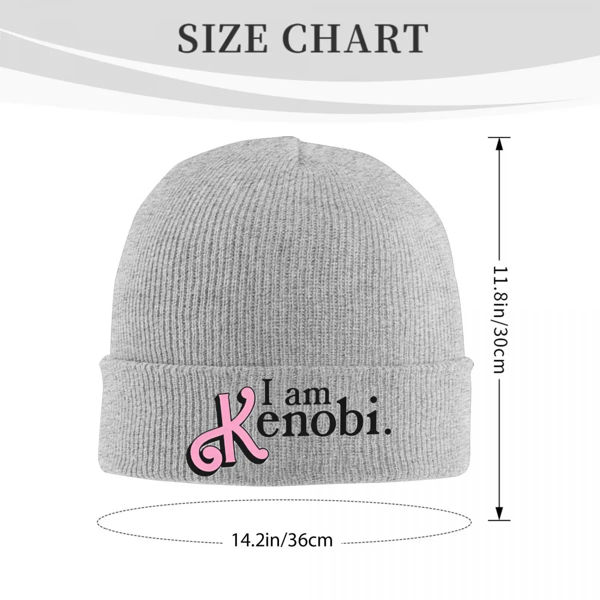 I Am Kenobi Bonnet Hats Beanie Hats Printed Knit Hat Autumn Casual Men Women Gym Elastic Cap