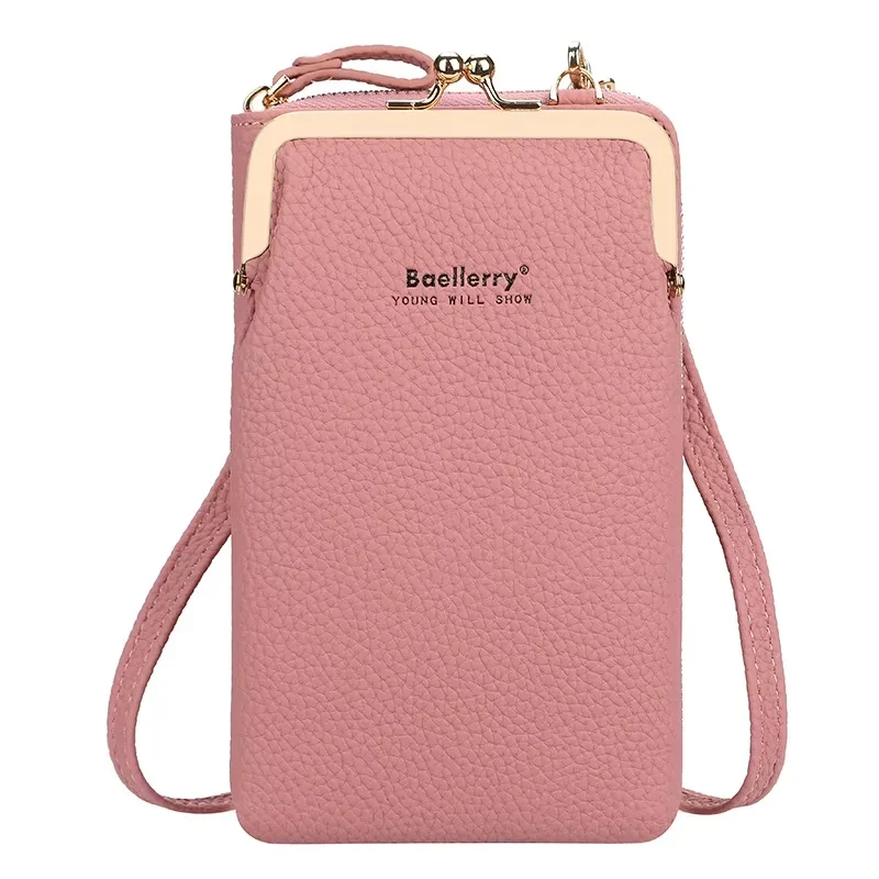 HOT Fashion Colorful Small Phone Bag Women Portable Shoulder Bags Woman Mini Pu Leather Crossbody Messenger Bag Ladies Purse