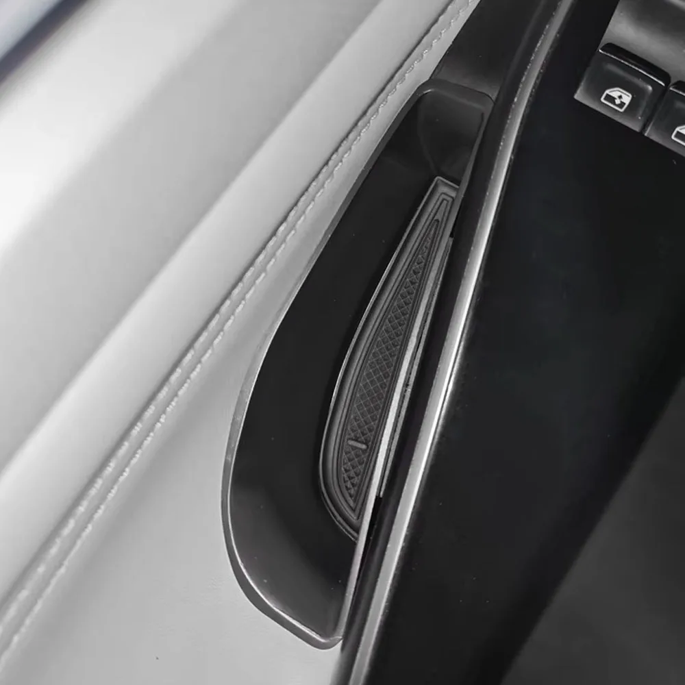 منظمو تخزين الباب الخلفي الأمامي لسيارة Volkswagen VW ID.4 2021-2023 صندوق تخزين مسند الذراع للباب ملحقات داخلية #5