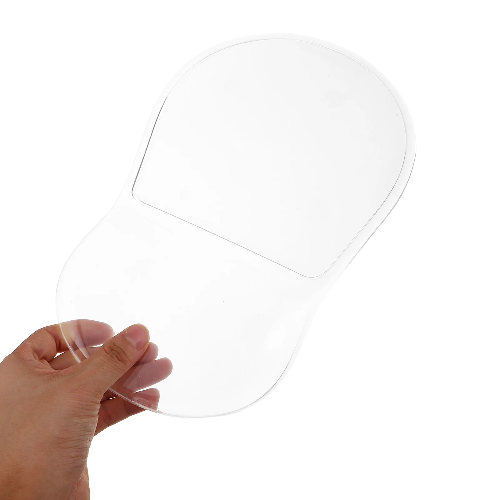 

Ergonomic Mouse Pad Silicone Wrist Rest Support Transparent Base For Computer Laptop Office Home Non-Slip Desk Accessory