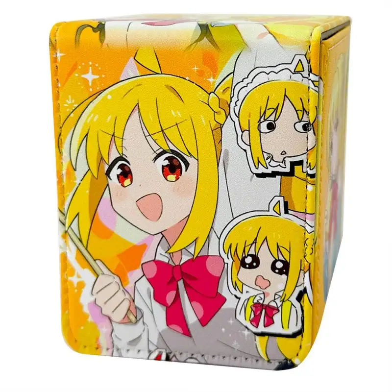 Bocchi The Rock Cards Box Kita Ikuyo Personajes del juego de anime Opcg Tcg Ptcg Caja de almacenamiento de gran capacidad Caja de tarjetas de colección de Pu