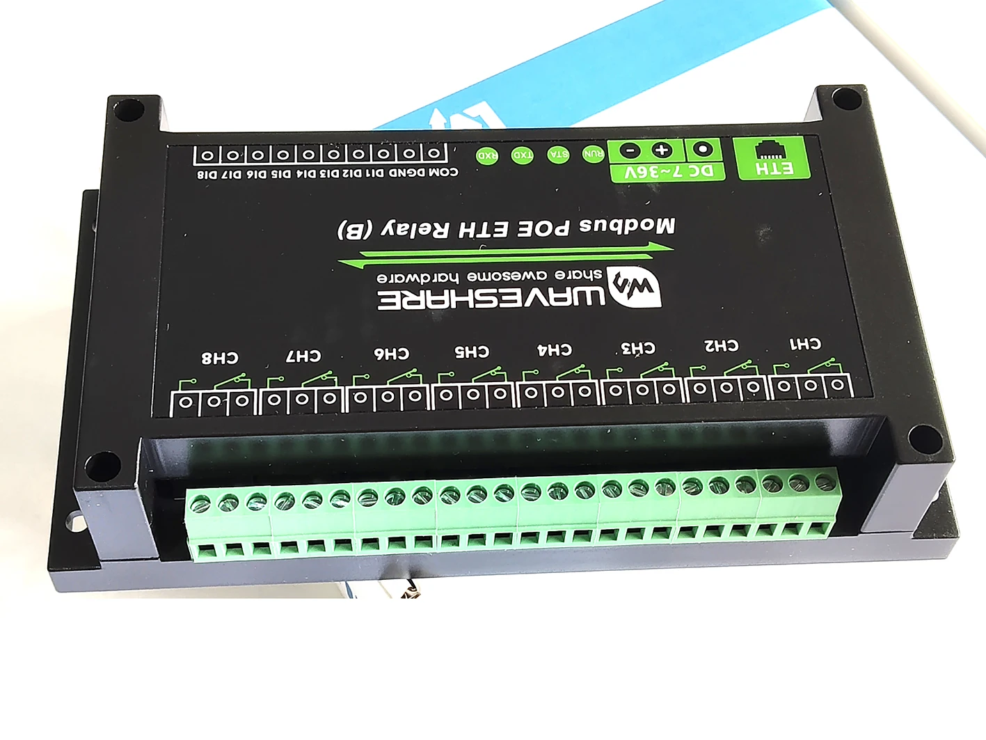 home-remote-control-automation-8-channels-rj45-ethernet-8-relay-module-main-board-digital-input-modbus-rtu-modbus-tcp-poe-port