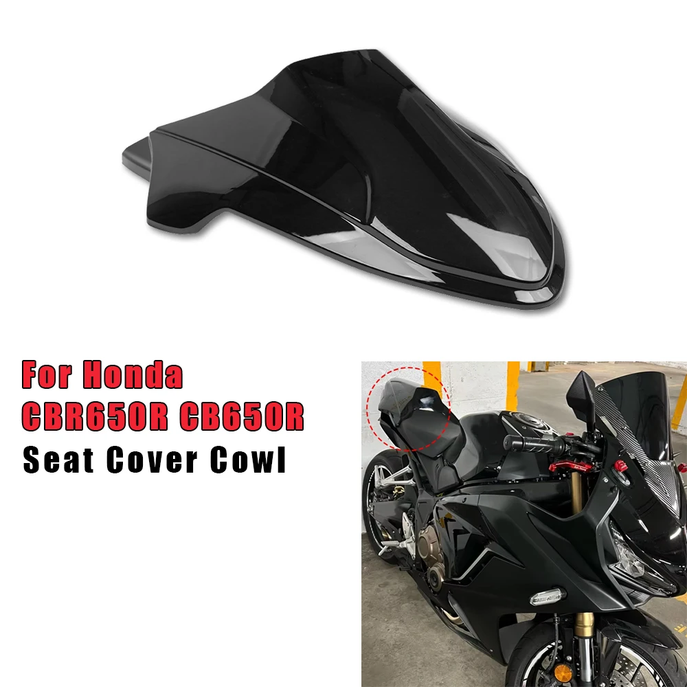 

For Honda CBR650R CB650R 2021 2022 2023 Motorcycle Seat Cover Cowl Rear Fairing Pillion Passenger Tail Wing Decoration Parts