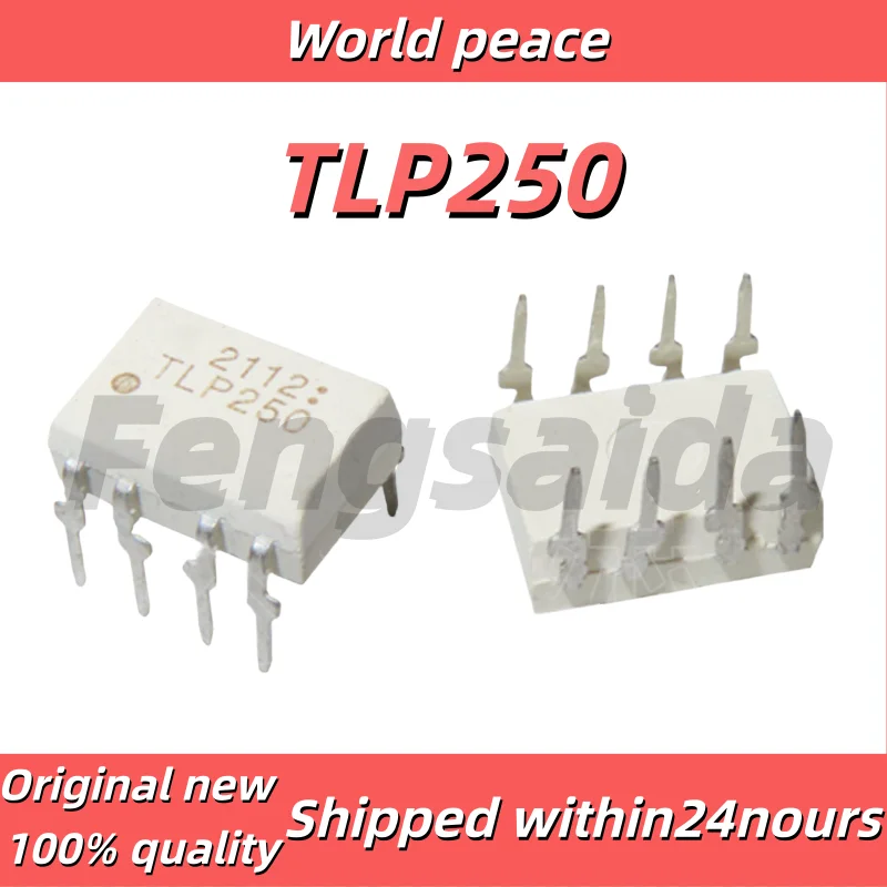 5PCS/100% Brand new original TLP250 optocoupler driver isolator, DIP8 through-hole