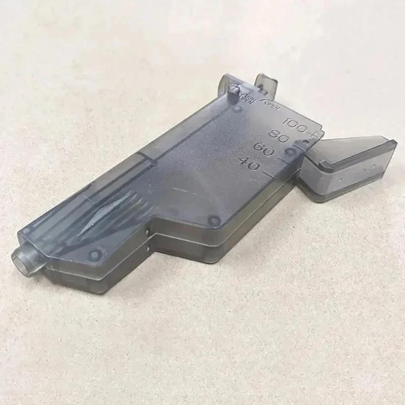 2026 Speed Loader 7mm Water Gel Ball Magazines 100rd Soft Bullet Gun Accessories Quick Transparent Airsoft Loader Children Toy
