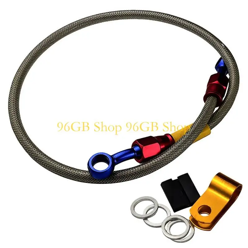 96GB Advanced Motorcycle Disc Brake Hose Steel Braided Inner Layer Abrasion Resistant