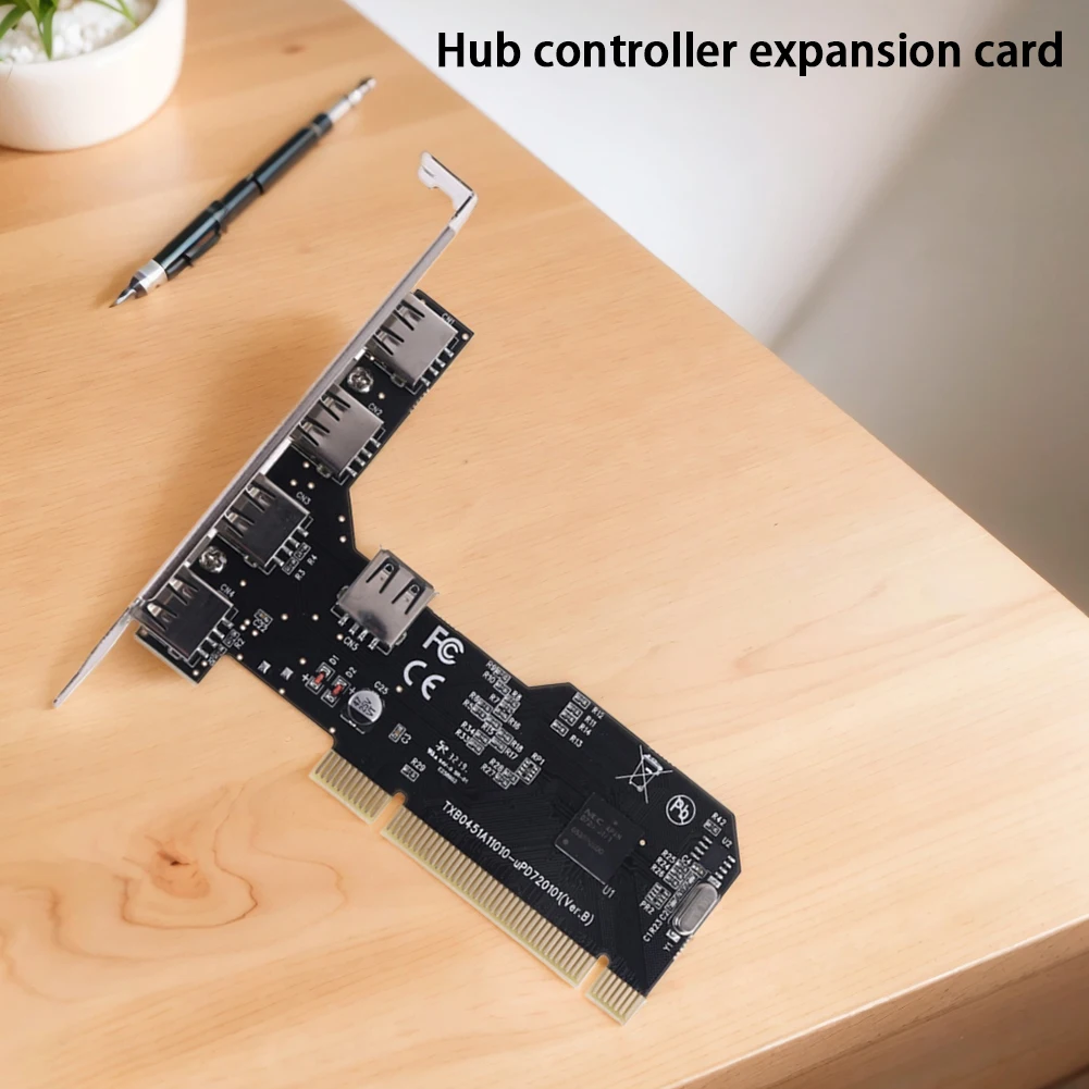 

5 Ports 4 External & 1 Internal USB 2.0 Adapter PCI Cards 480Mbps PCI Expansion To USB 2.0 Adapter Hub Controller for Desktop