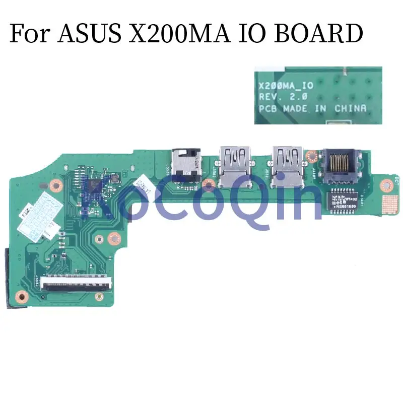 For ASUS X200MA X200 X200C X200CA X200M IO BOARD REV.2.0 USB SD/READER SOUND CARD