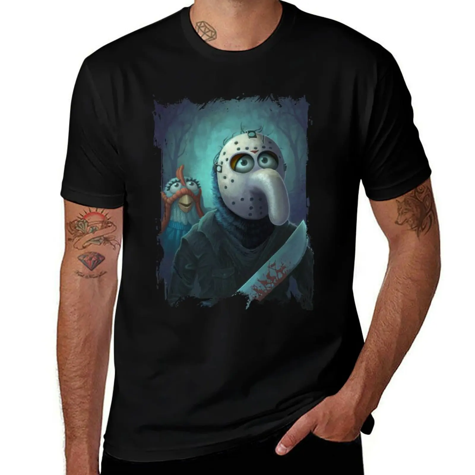 

Muppet Maniacs - Gonzo Voorhees T-Shirt man tshirt man t shirts for men casual t shirt man designer T-shirt