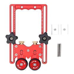 Table Saw Stock Roller Single Way Bearing Double Wheel 160mm Rail Table Saw Feeding Guide Roller for Woodworking Tool