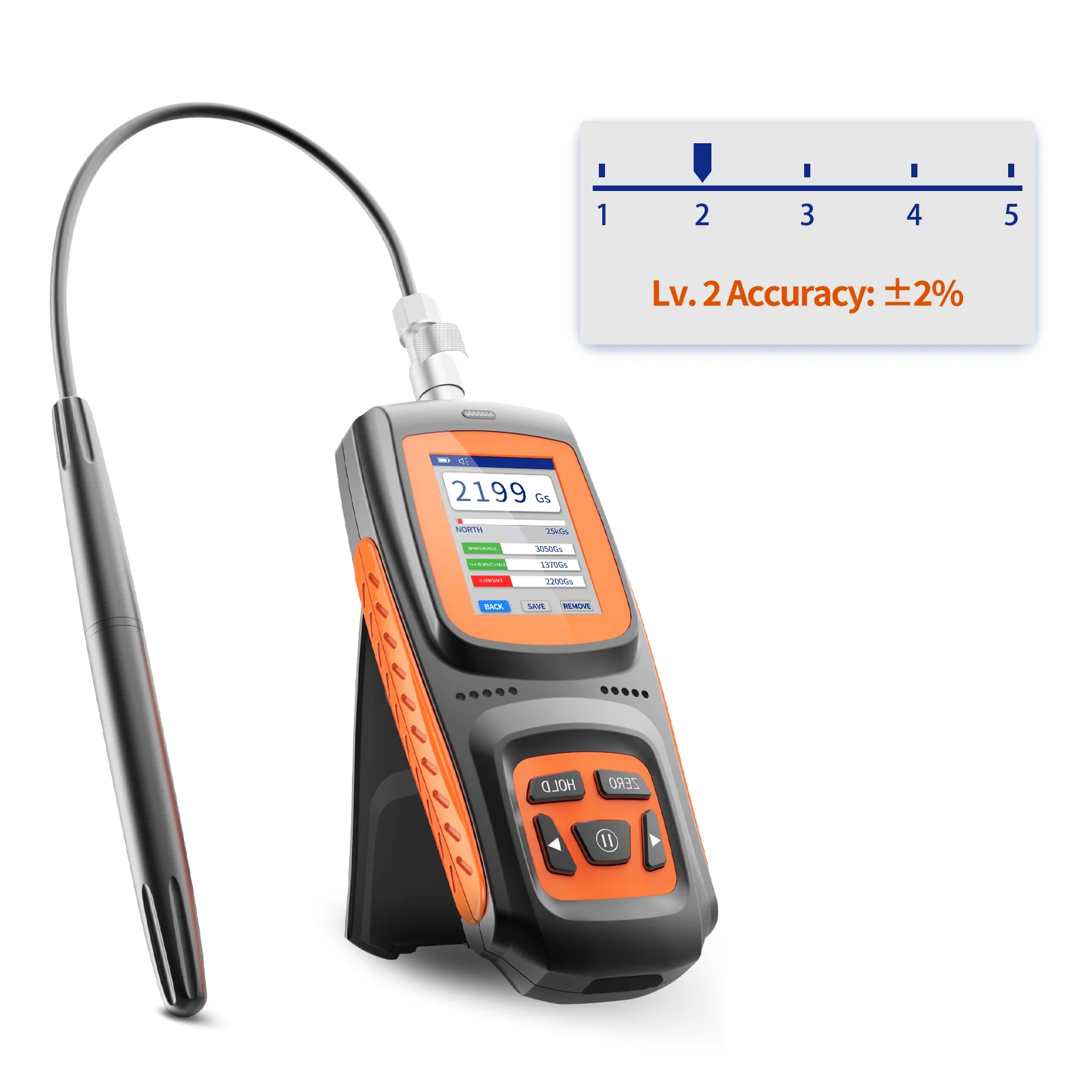 

Aikesi Electromagnetic Field Meter Detector Gauss Tesla Meter Test Instruments