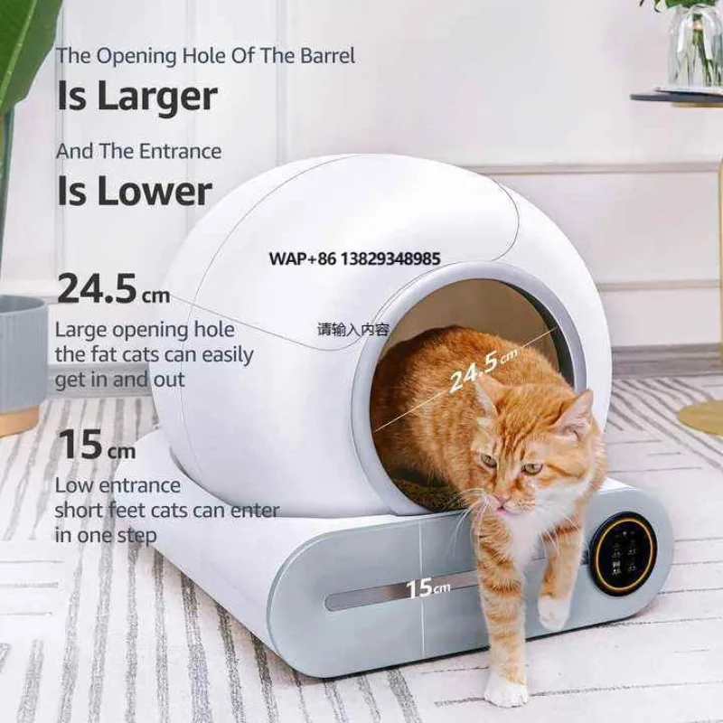 

New design wholesale intelligent automatic self-cleaning cat box XL