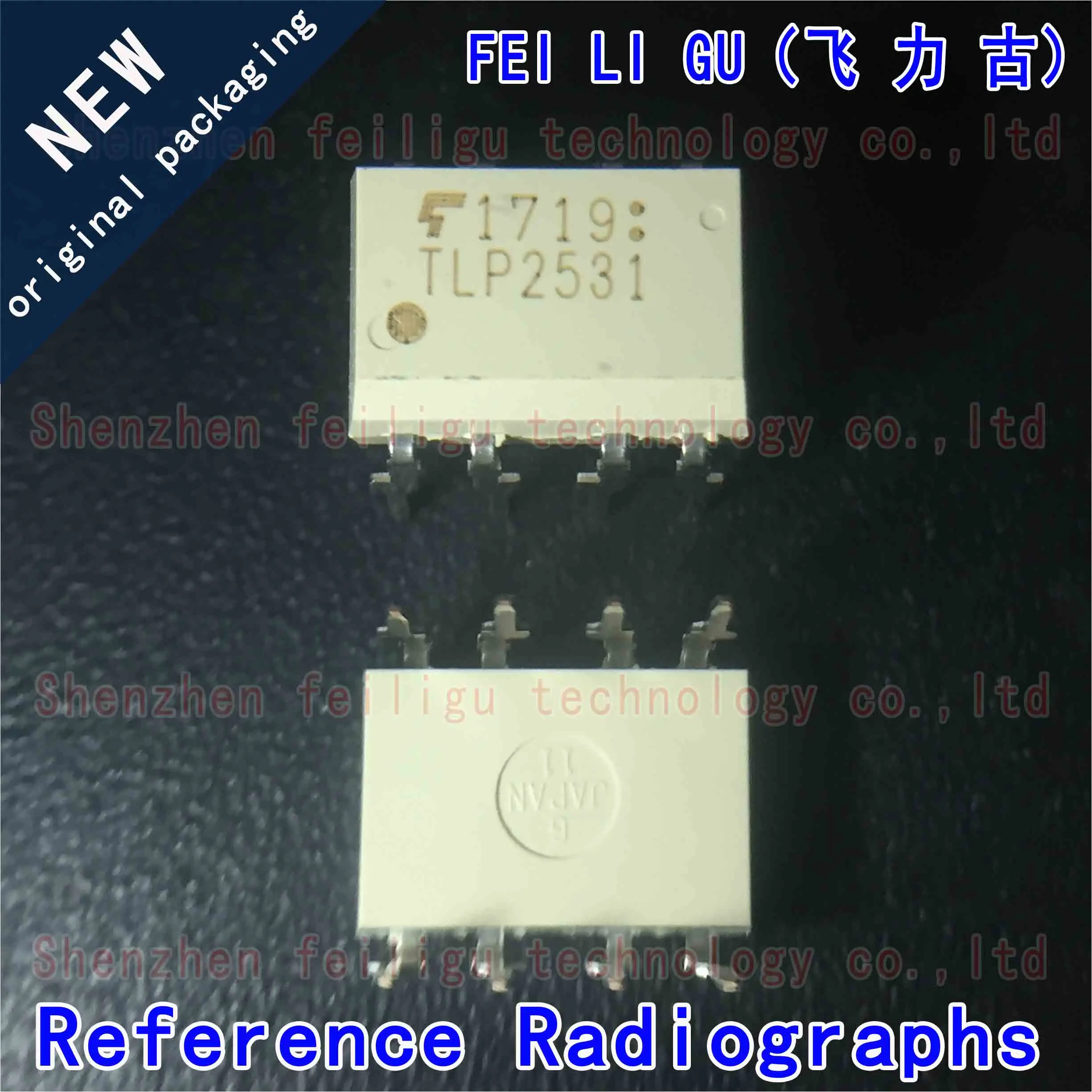 Tension d'isolation en ligne (rms): optocouremplaçant 100% V, TLP2531(F) TLP2531 GT: DIP8, 1 à 30 pièces, 2500 nouveau et original